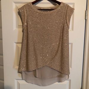 Zara knit sequence top. Rare!